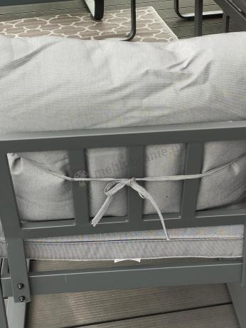 Meble ogrodowe dla 8 osób - sofy 175cm, fotele, stół obiadowy 160cm - Panaon Grande GG
