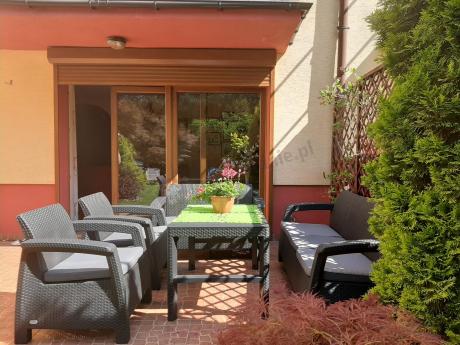 Meble Ogrodowe Meblobranie CTL7 z podnoszonym stolikiem Grafit