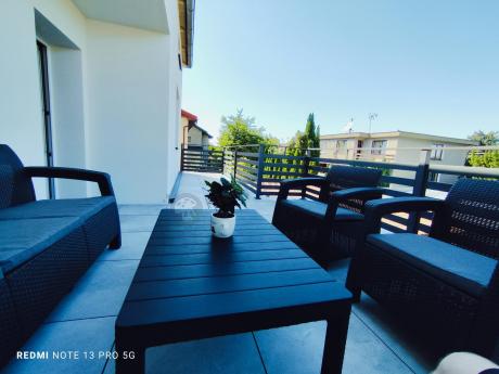 Meble Ogrodowe Meblobranie CTL7 z podnoszonym stolikiem Grafit