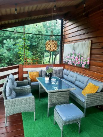 Meble ogrodowe narożne z technorattanu Perata Corner Plus Dark Grey