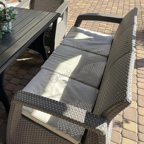 Meble ogrodowe obiadowe Corfu Fiesta Max Cappuccino