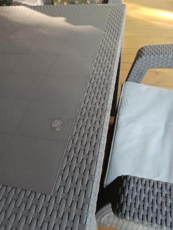 Meble ogrodowe z 6 fotelami i stołem obiadowym CM6 Cappuccino