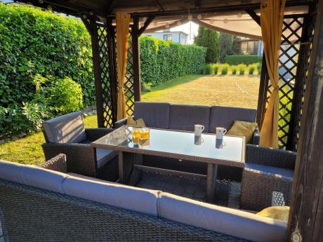 Meble ogrodowe z technorattanu z dużymi sofami Cofete Grande – Anthracite