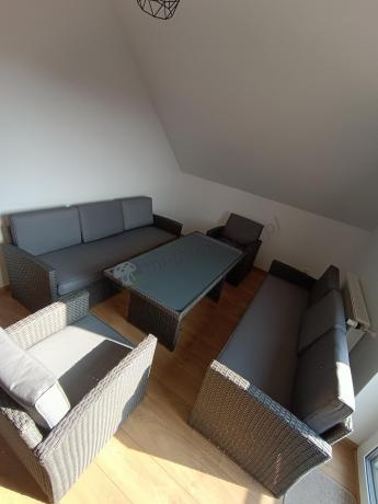 Meble ogrodowe z technorattanu z dużymi sofami Cofete Grande – Anthracite