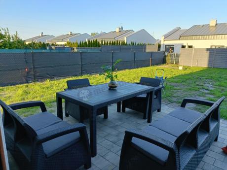 Meble ogrodowe ze stołem obiadowym CTM7 Grafit