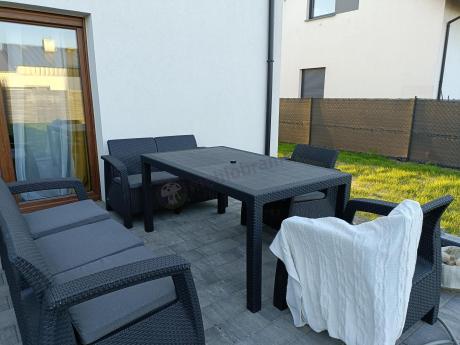 Meble ogrodowe ze stołem obiadowym CTM7 Grafit