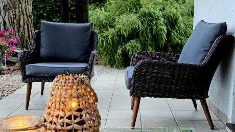 Meble premium na taras - komplet dla 5 osób - Cioso - Dark Brown