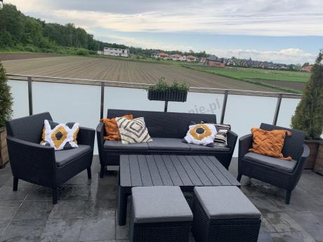 Meble tarasowe z regulowanym stołem na 7 osób Meblobranie S3LP