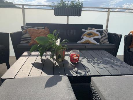 Meble tarasowe z regulowanym stołem na 7 osób Meblobranie S3LP