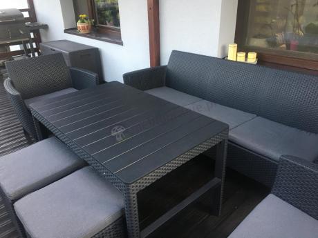 Meble tarasowe z regulowanym stołem na 7 osób Meblobranie S3LP