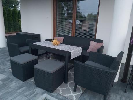 Meble tarasowe z regulowanym stołem na 7 osób Meblobranie S3LP