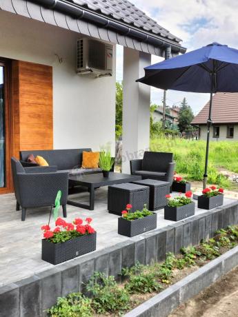 Meble tarasowe z regulowanym stołem na 7 osób Meblobranie S3LP