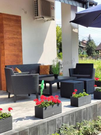 Meble tarasowe z regulowanym stołem na 7 osób Meblobranie S3LP