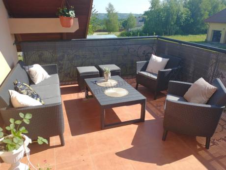 Meble tarasowe z regulowanym stołem na 7 osób Meblobranie S3LP