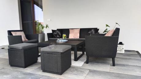 Meble tarasowe z regulowanym stołem na 7 osób Meblobranie S3LP