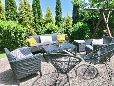 Meble tarasowe z regulowanym stołem na 7 osób Meblobranie S3LP