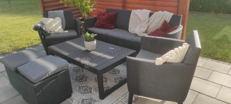 Meble tarasowe z regulowanym stołem na 7 osób Meblobranie S3LP