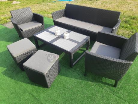 Meble tarasowe z regulowanym stołem na 7 osób Meblobranie S3LP
