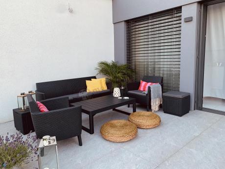 Meble tarasowe z regulowanym stołem na 7 osób Meblobranie S3LP