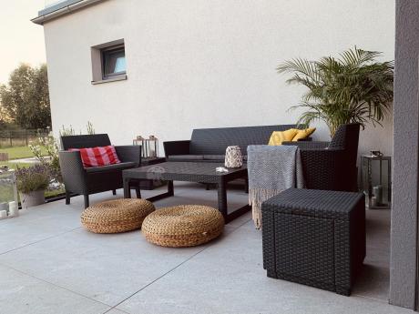 Meble tarasowe z regulowanym stołem na 7 osób Meblobranie S3LP