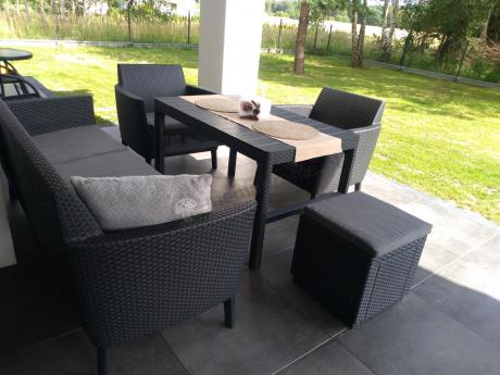 Meble tarasowe z regulowanym stołem na 7 osób Meblobranie S3LP