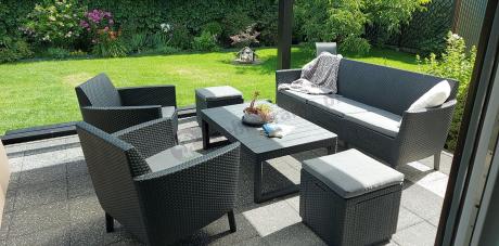 Meble tarasowe z regulowanym stołem na 7 osób Meblobranie S3LP