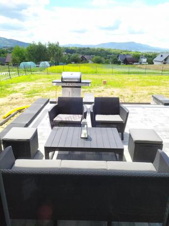 Meble tarasowe z regulowanym stołem na 7 osób Meblobranie S3LP