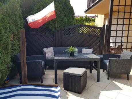 Meble tarasowe z regulowanym stołem na 7 osób Meblobranie S3LP