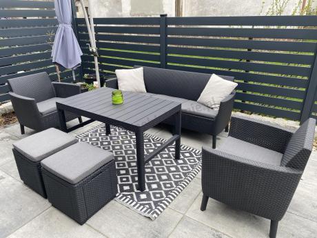 Meble tarasowe z regulowanym stołem na 7 osób Meblobranie S3LP