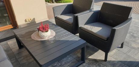 Meble tarasowe z regulowanym stołem na 7 osób Meblobranie S3LP