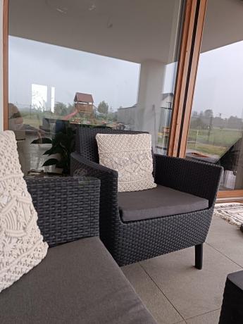 Meble tarasowe z regulowanym stołem na 7 osób Meblobranie S3LP