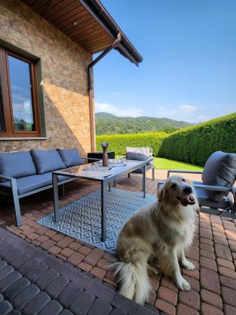 Metalowe meble ogrodowe szare dla 5 osób Sodor Dining