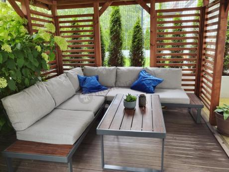 Metalowy narożnik na taras - Panaon Corner 220x220 - LG