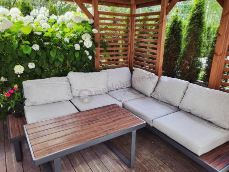 Metalowy narożnik na taras - Panaon Corner 220x220 - LG