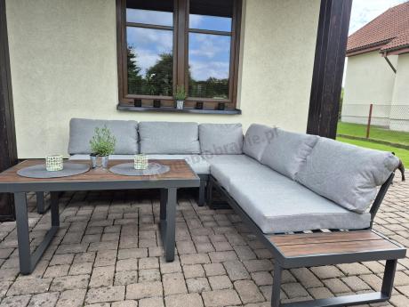 Metalowy narożnik na taras - Panaon Corner 220x220 - LG