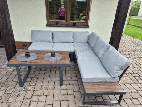 Metalowy narożnik na taras - Panaon Corner 220x220 - LG