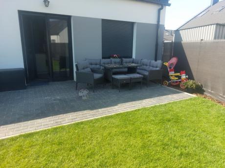 Narożne meble ogrodowe z fotelem technorattan Perata Corner – Anthracite