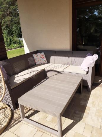 Narożnik tarasowy Relly cappuccino