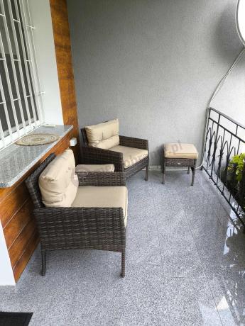 Narożnik technorattan 10 miejsc ze stołem obiadowym Perata Corner Plus Brown