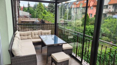 Narożnik technorattan 8 miejsc ze stołem obiadowym Perata Corner Brown