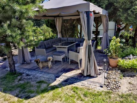 Narożnik technorattan ze stołem 120x70cm i fotelami Perata Corner Plus Light Grey