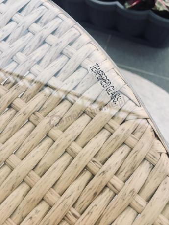 Meble na balkon w bloku z technorattanu boho