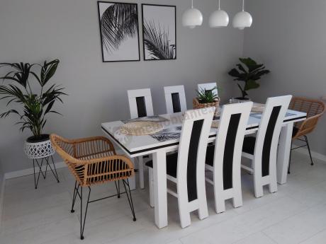 Meble na balkon w bloku z technorattanu boho