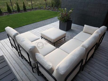 Nowoczesne meble modułowe na taras Salve 5 Midi Beige