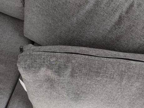 Nowoczesne meble na taras - narożnik modułowy ze stolikiem - Vernon - White