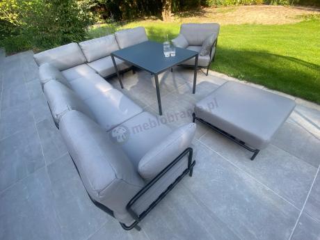 Nowoczesne meble tarasowe premium z wysokim stołem Salve 6 Plus Dining
