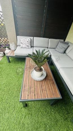 Nowoczesny narożnik modułowy 222x222cm Calamba Corner - Light Grey