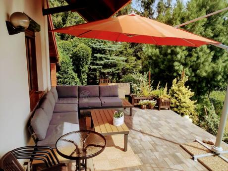 Nowoczesny narożnik modułowy na taras - Calamba Corner XL - Grey