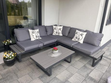 Nowoczesny narożnik na taras - Panaon Corner 220x220 - GG