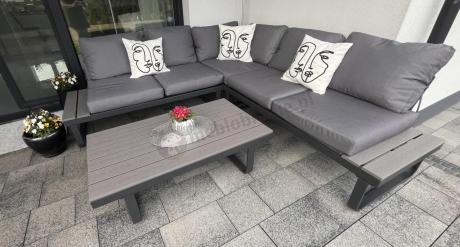 Nowoczesny narożnik na taras - Panaon Corner 220x220 - GG